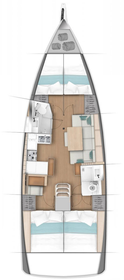 Bootsverleih Jeanneau Sun Odyssey 440 Trogir Samboat