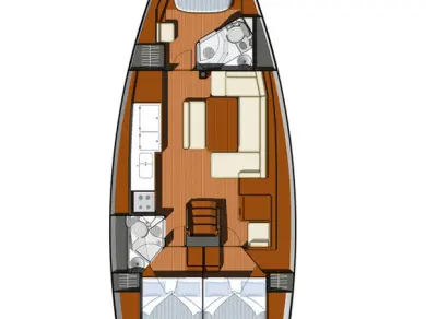 YachtCharter in Gouviá - Jeanneau Sun Odyssey 44i auf SamBoat