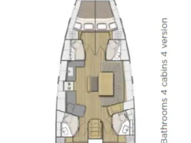 Segelboot mieten in Komolac - Bénéteau Oceanis 46.1