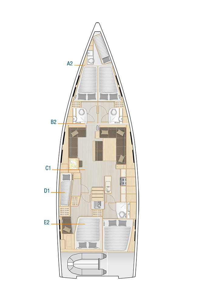 Hanse Hanse 548 mieten Seget Donji