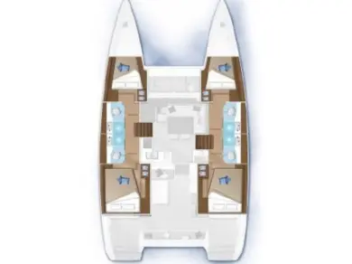 YachtCharter in Kaštela - Lagoon Lagoon 40 auf SamBoat