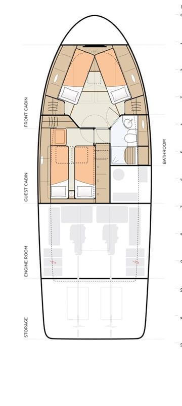 Yacht mieten in Biograd na Moru - Greenline Yachts Greenline 40