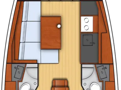 Segelboot mieten in Biograd na Moru - Bénéteau Oceanis 38.1