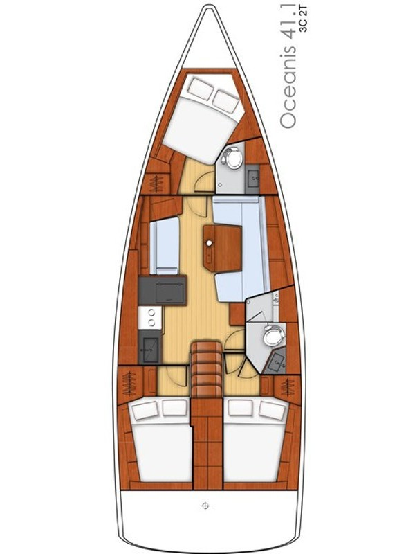 Bootsverleih Bénéteau Oceanis 41.1 Biograd na Moru Samboat