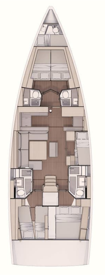 Segelboot mieten in Rhodos - Dufour Dufour 530