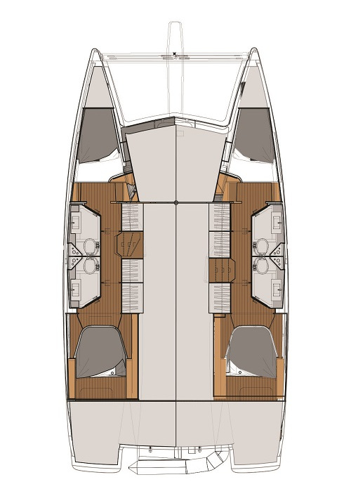 YachtCharter in Rhodos - Fountaine Pajot Lucia 40 auf SamBoat