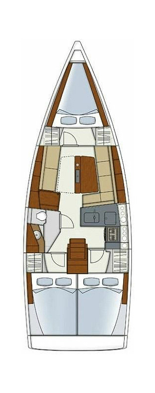 Vermietung Segelboot Hanse mit Führerschein