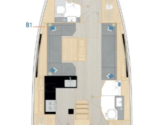 Boot mieten Lefkáda günstig Hanse 410