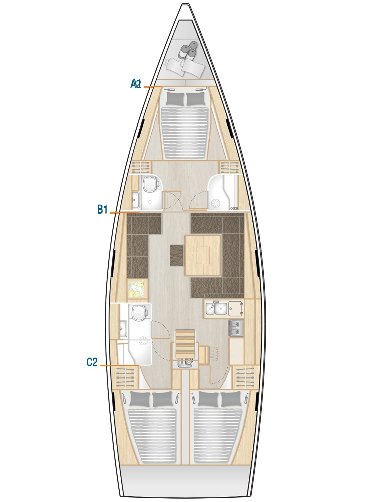 Hanse Hanse 458 mieten Kos