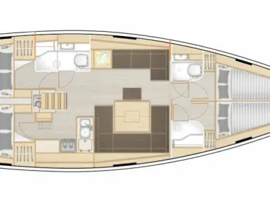 Ein Hanse Hanse 458 mieten in Lavrion
