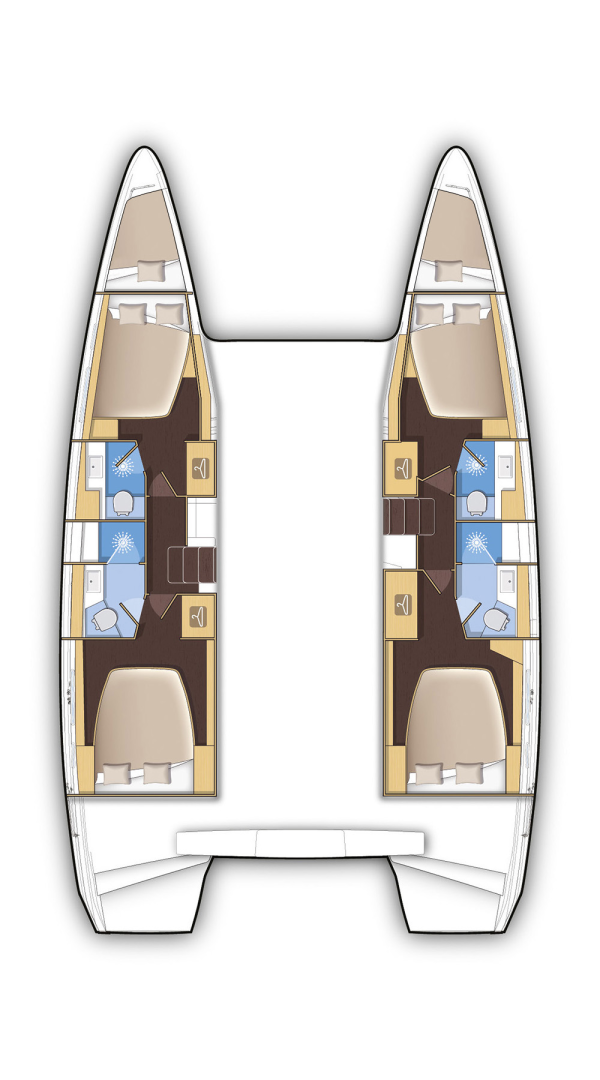 YachtCharter in Gouviá - Lagoon Lagoon 42 auf SamBoat