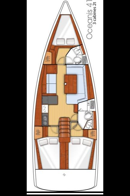 YachtCharter in Kos - Bénéteau Oceanis 41 auf SamBoat