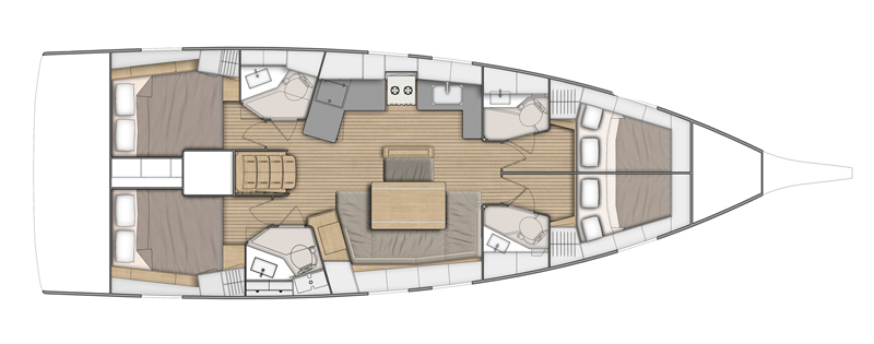 Boot mieten Kos günstig Oceanis 46.1