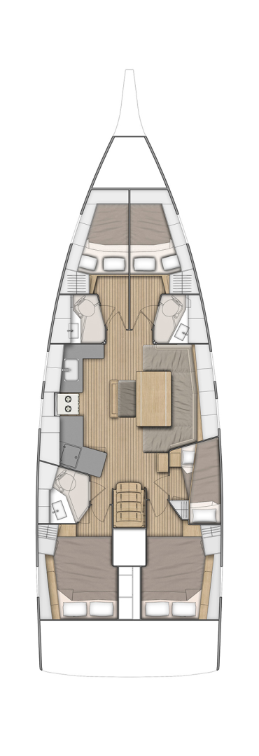 Segelboot mit oder ohne Skipper Bénéteau mieten in Gouviá