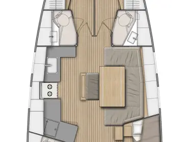 Segelboot mit oder ohne Skipper Bénéteau mieten in Gouviá