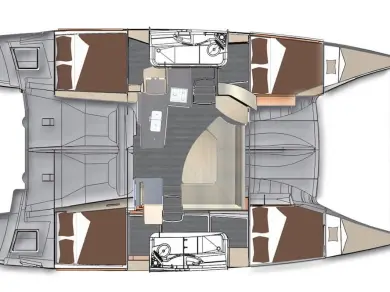 Ein Fountaine Pajot Lipari 41 mieten in Punat