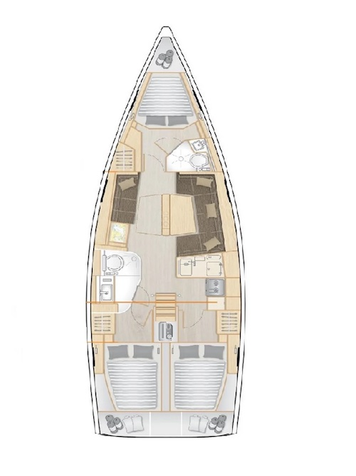 Vermietung Segelboot Hanse mit Führerschein