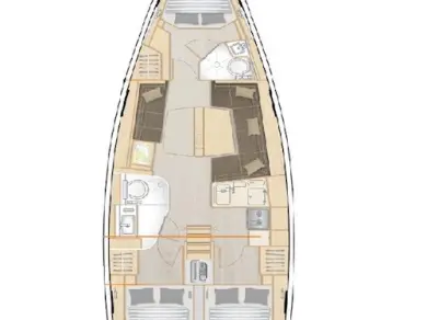 Vermietung Segelboot Hanse mit Führerschein