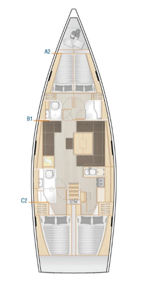 Hanse Hanse 458 mieten Seget Donji