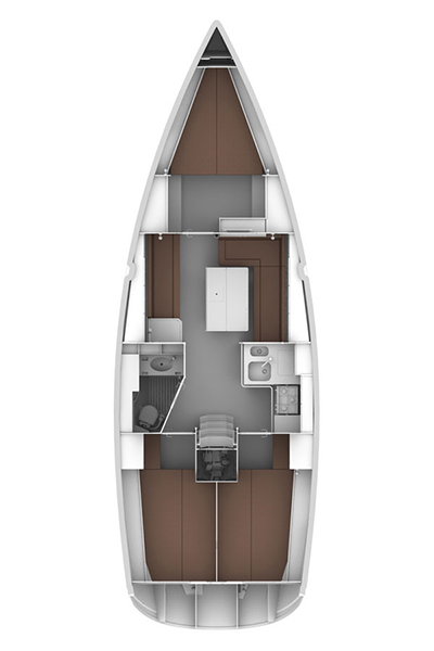 Vermietung Segelboot Bavaria mit Führerschein