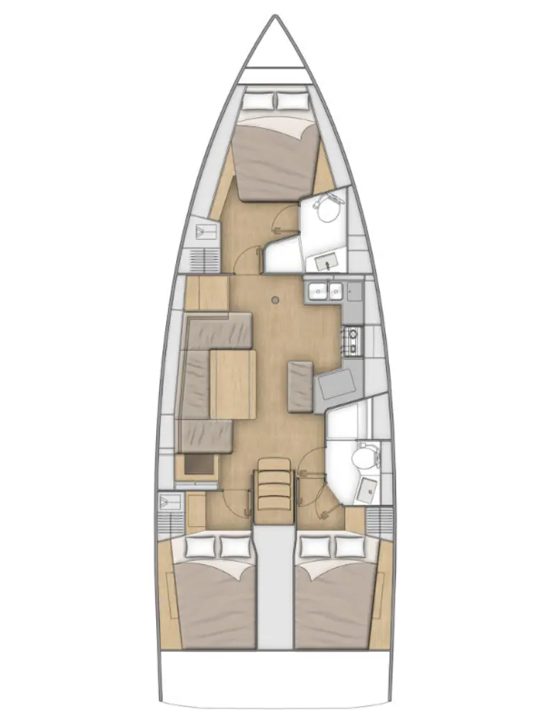 Ein Bénéteau Oceanis 40.1 mieten in Zadar
