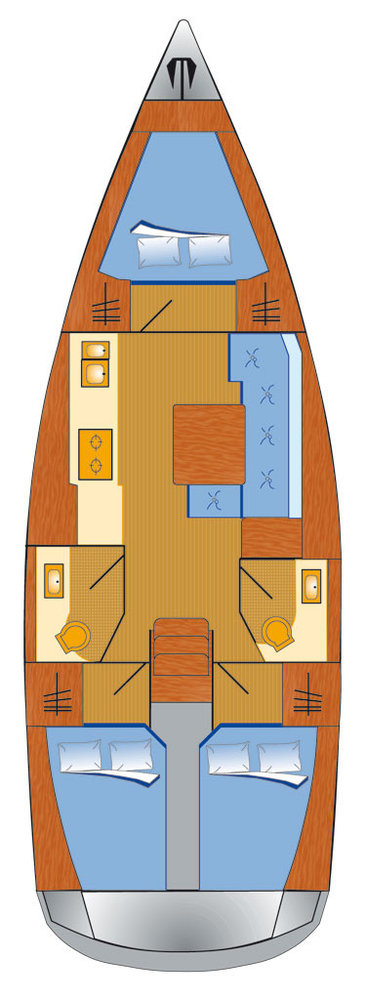 Ein Dufour Dufour 382 Grand Large mieten in Rogoznica