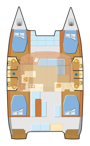 Fountaine Pajot Astrea 42 mieten Rogoznica