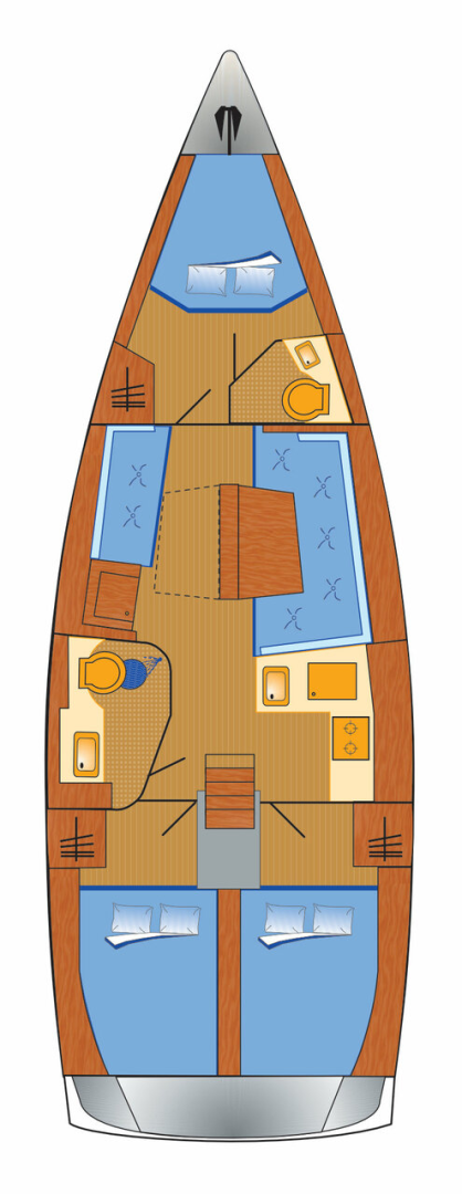 Vermietung Segelboot Hanse mit Führerschein