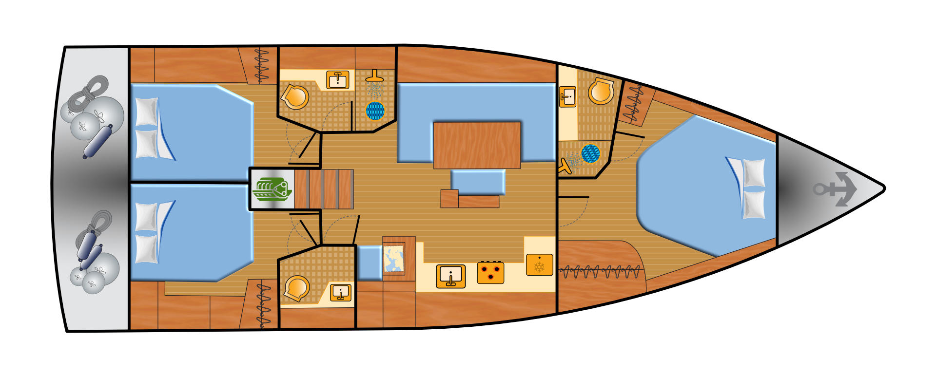 Hanse Hanse 460 mieten Rogoznica