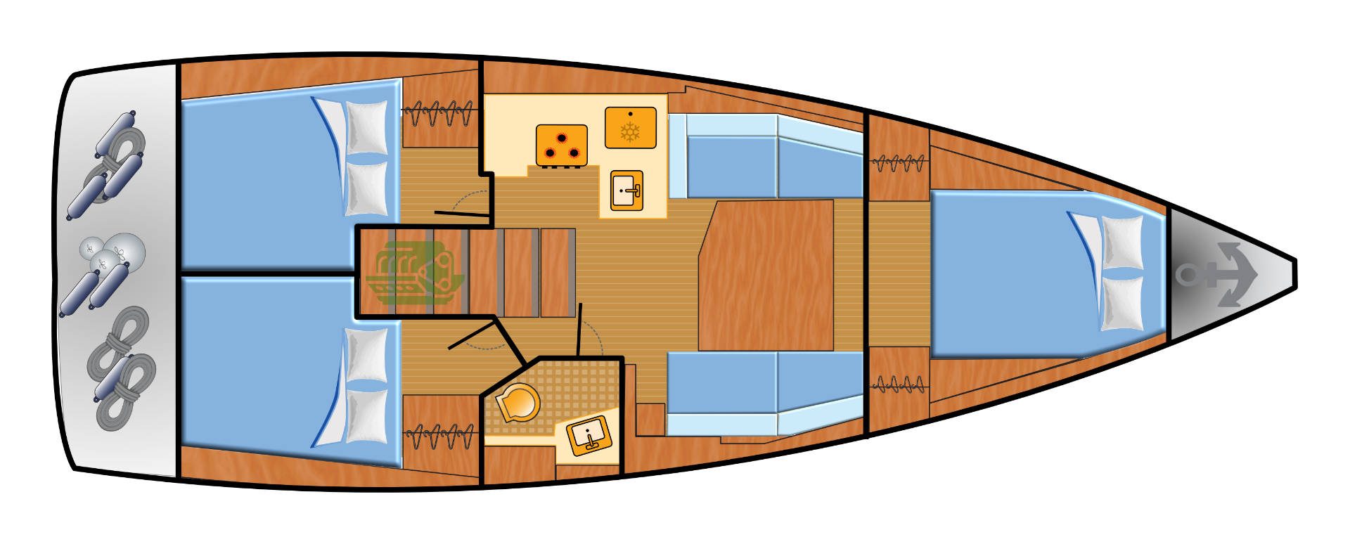 Bénéteau Oceanis 38.1 mieten Rogoznica