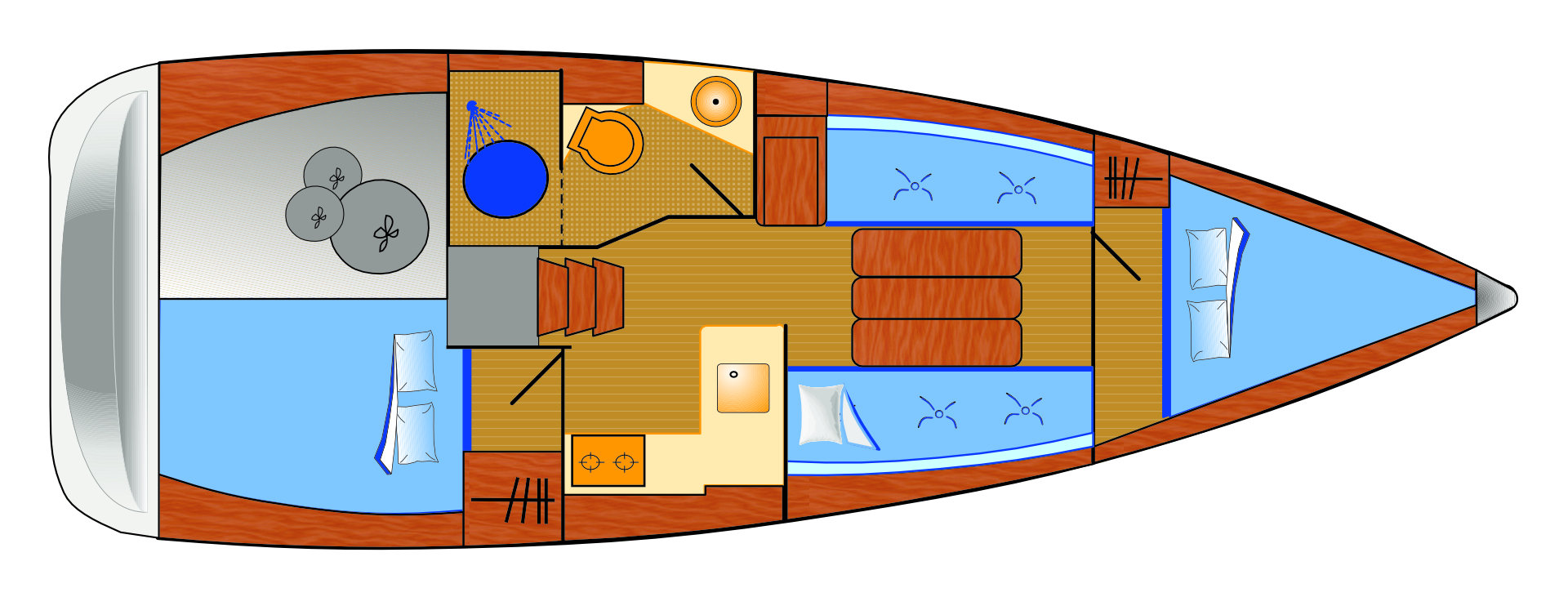 Segelboot mit oder ohne Skipper Jeanneau mieten in Biograd na Moru