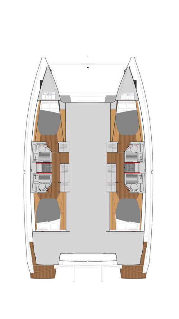Katamaran mieten in Lefkáda - Fountaine Pajot Astrea 42
