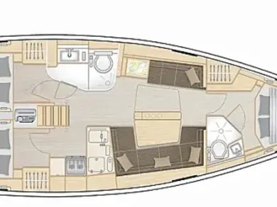 Vermietung Segelboot Hanse mit Führerschein