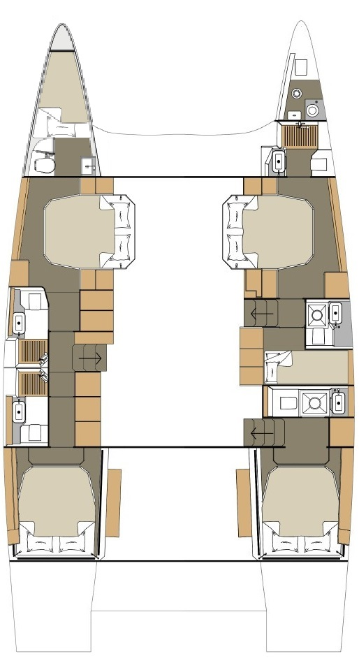 Dufour Dufour Catamarans 48 Sail mieten Primošten