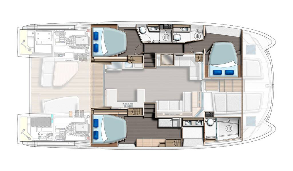 Bootsverleih Leopard Catamarans / Robertson & Caine Leopard 53 - OW Seget Donji Samboat