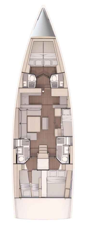 Vermietung Segelboot Dufour mit Führerschein