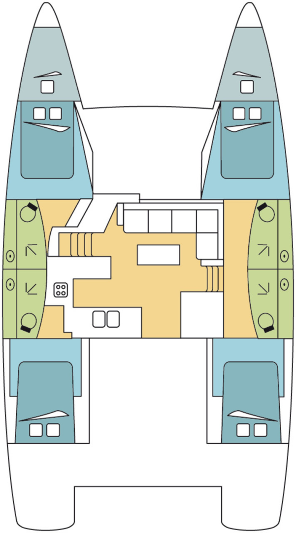 Katamaran mit oder ohne Skipper Fountaine Pajot mieten in Trogir