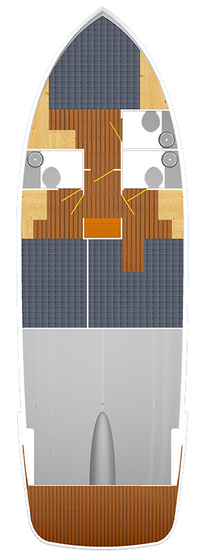 Cobra Yachts Futura 40 Grand Horizon mieten Sukošan