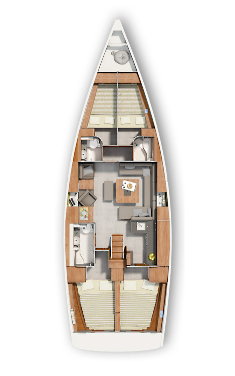 Hanse Hanse 455 mieten Biograd na Moru