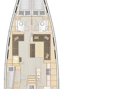 Boot mieten Trogir günstig Hanse 548