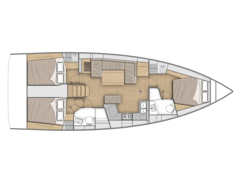 Segelboot mit oder ohne Skipper Bénéteau mieten in Pomer