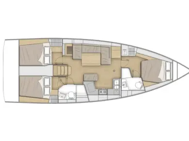 Vermietung Segelboot Bénéteau mit Führerschein