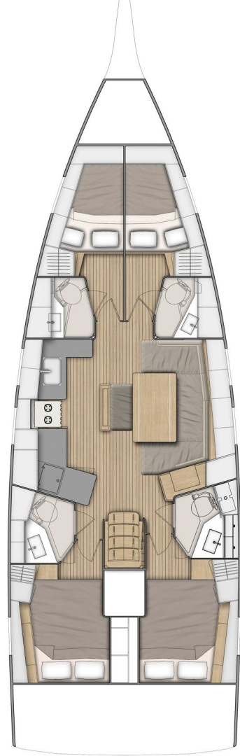Segelboot mit oder ohne Skipper Bénéteau mieten in Trogir