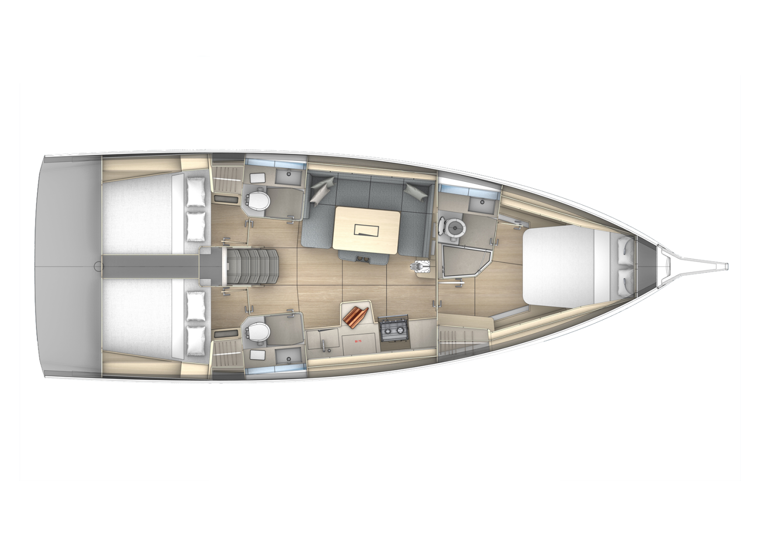 Segelboot mieten in Pálairos - Dufour Dufour 41