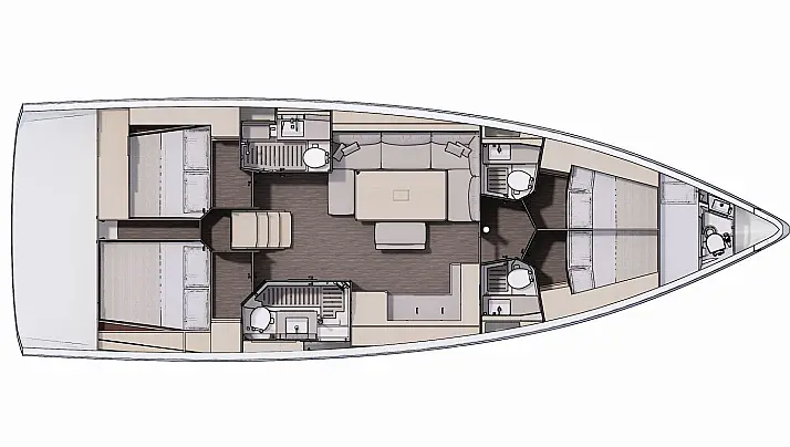 Vermietung Segelboot Dufour mit Führerschein