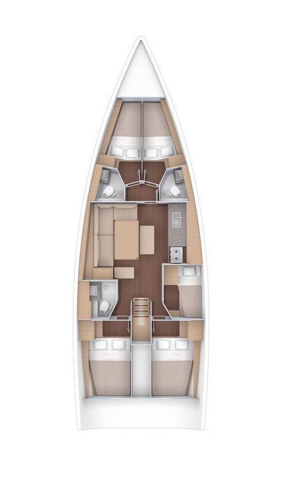 Segelboot mieten in Fethiye - Dufour Dufour 470