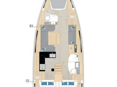 Ein Hanse Hanse 410 mieten in Komolac