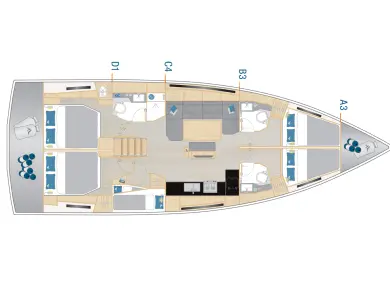 YachtCharter in Komolac - Hanse Hanse 460 auf SamBoat