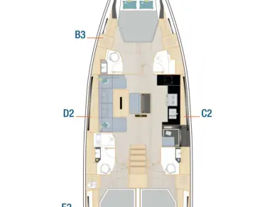 Vermietung Segelboot Hanse mit Führerschein