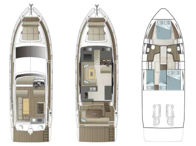 Vermietung Yacht Sealine mit Führerschein